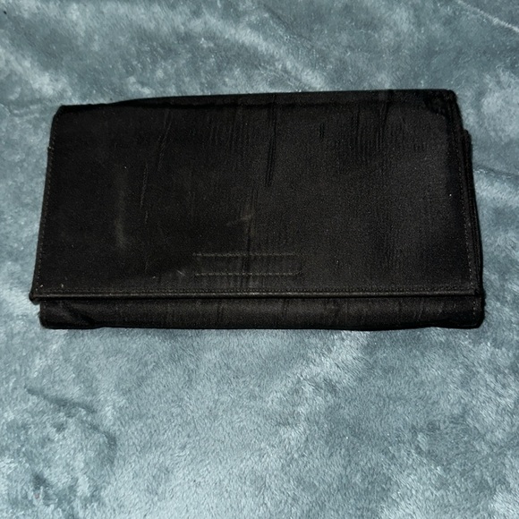 Prada black nylon long wallet Velcro closure damaged - Picture 2 of 9